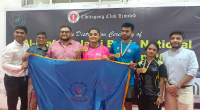 IUB’s Monika becomes champion in Squash tournament 2024